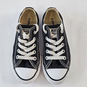 Converse All Star Low Top Children's Shoes, Black, Size 11 Good Used Condition